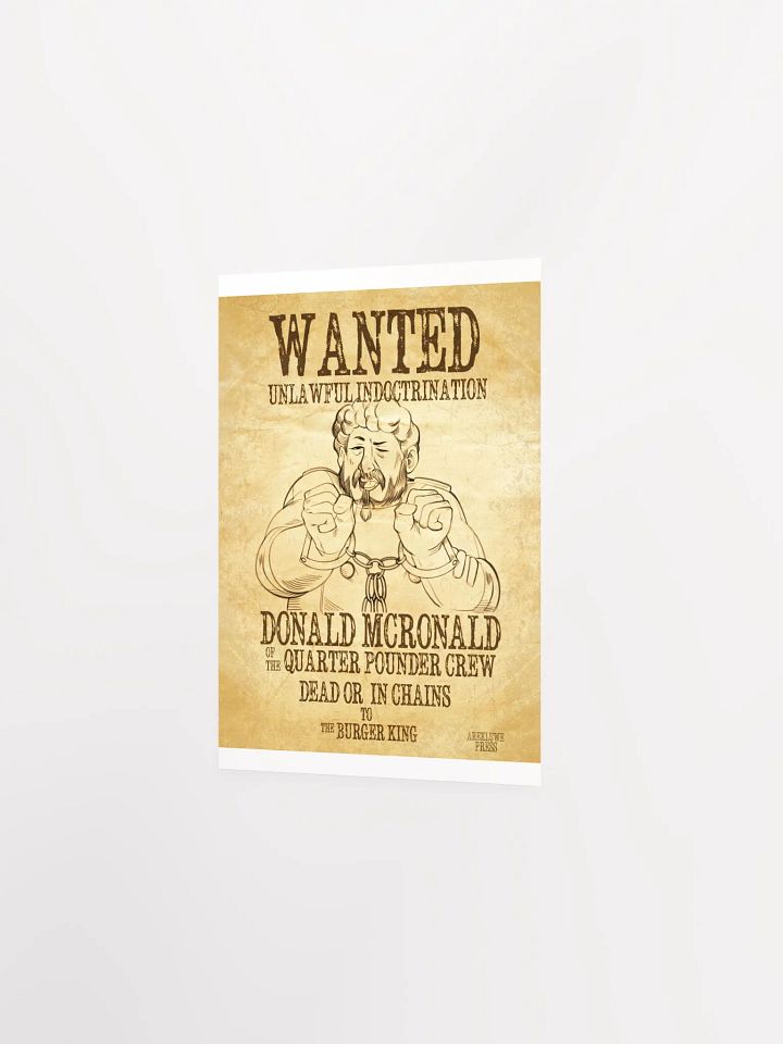 Donald Wanted Poster product image (15)
