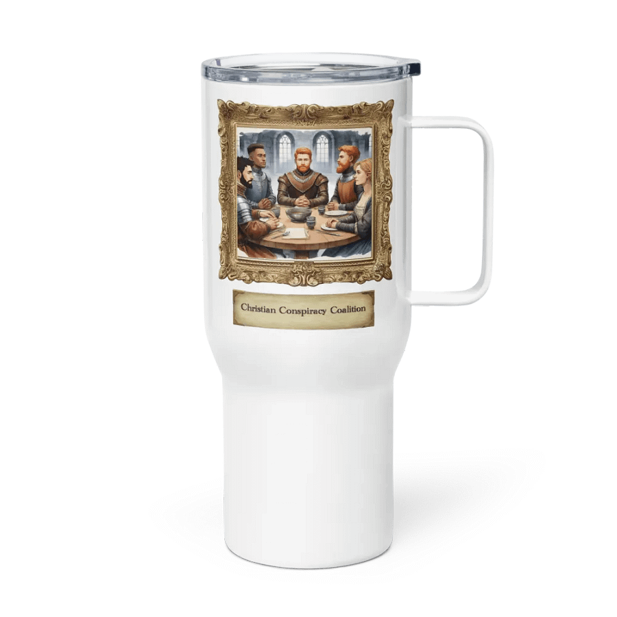 Christian Conspiracy Coalition (Logo) - Travel Mug product image (3)