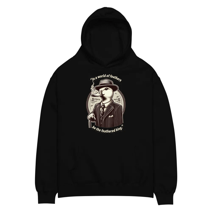 Feathered King Black Hoodie product image (2)