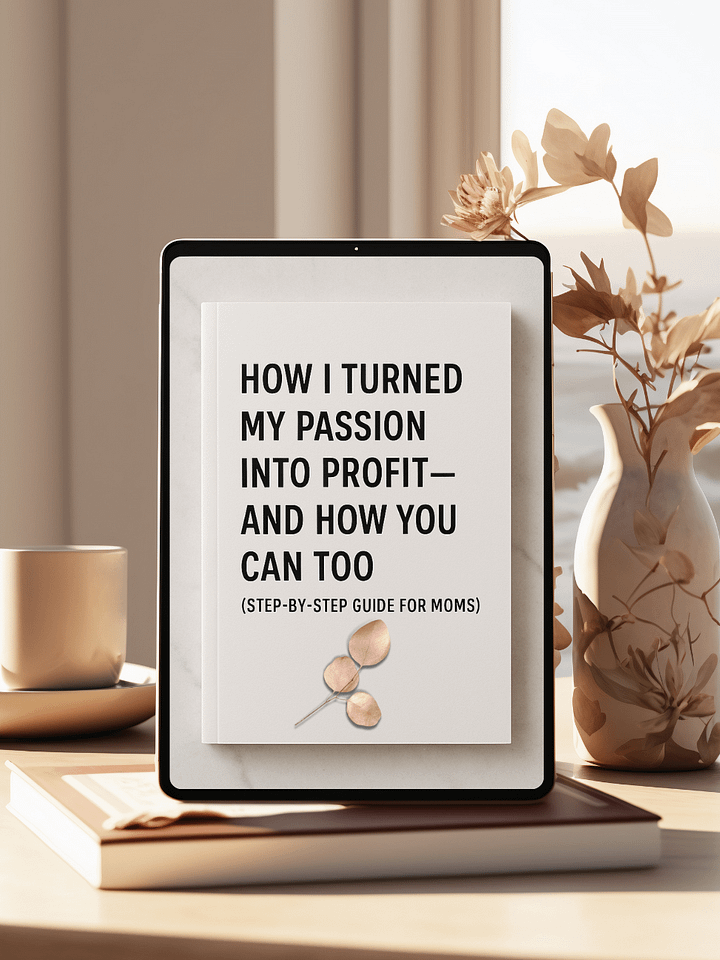 How I Turned My Passion into Profit – And How You Can Too (Step-by-Step Guide for Moms) eBook product image (1)
