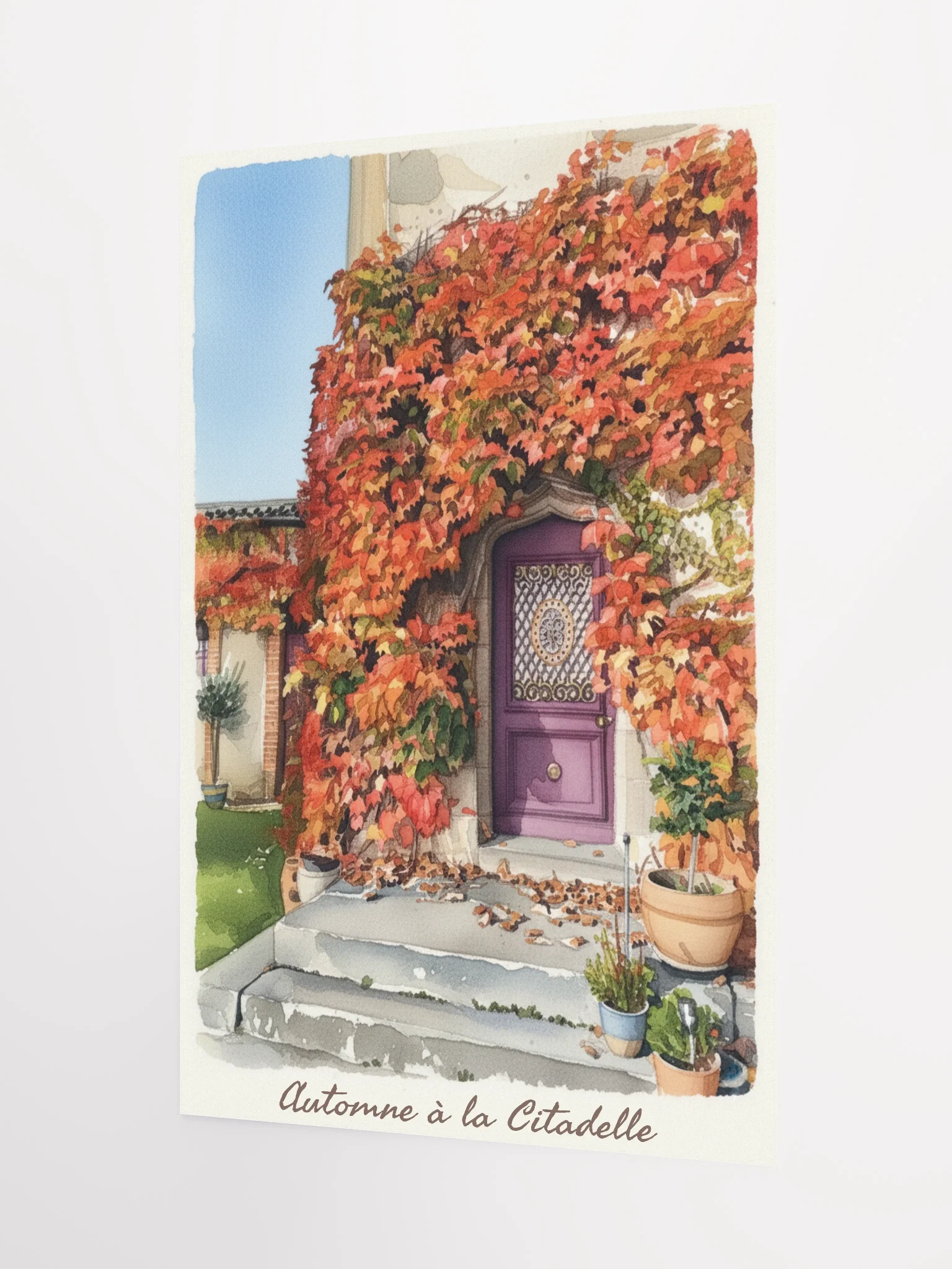 Watercolour Poster - Automne à la Citadelle product image (3)