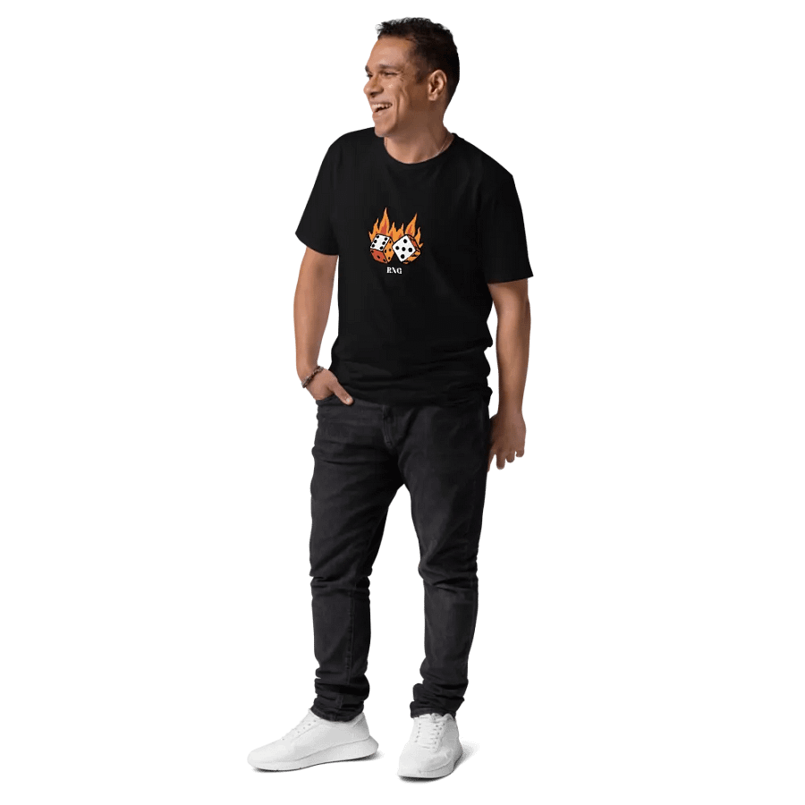 RNG Flaming Dice T-Shirt - 100% cotton product image (14)
