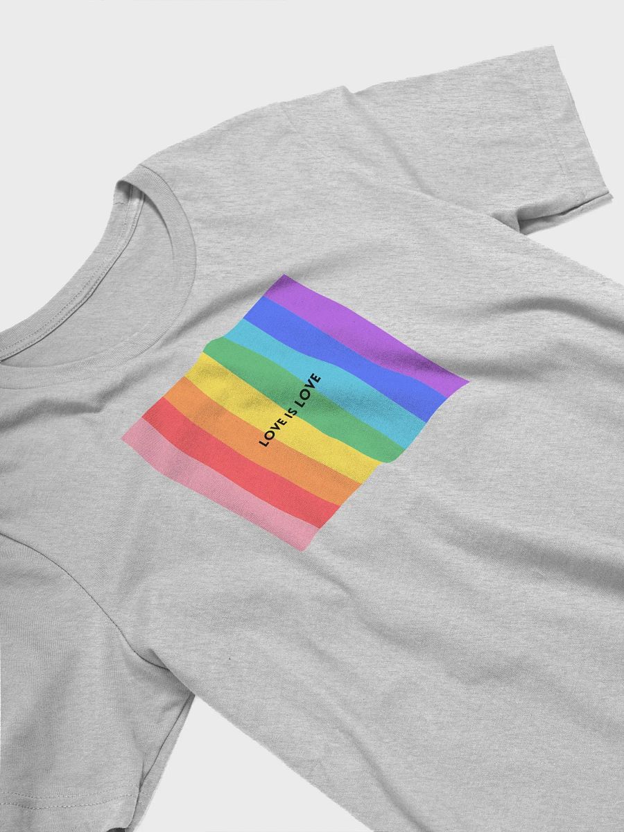 Love is Love Fitted Tee. product image (24)