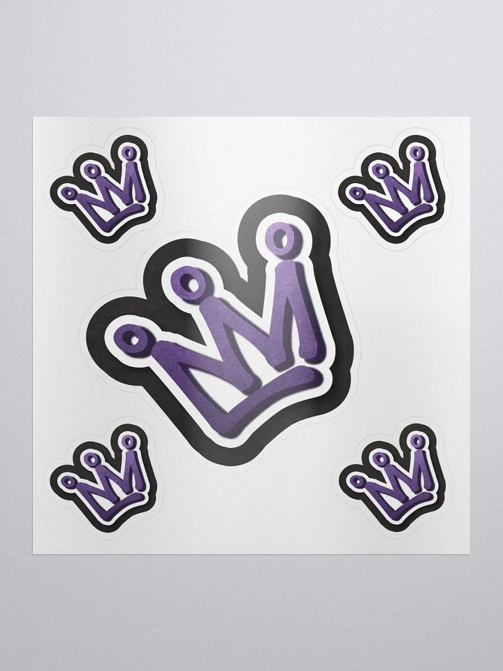 The Crown Kiss Cut Sticker product image (1)