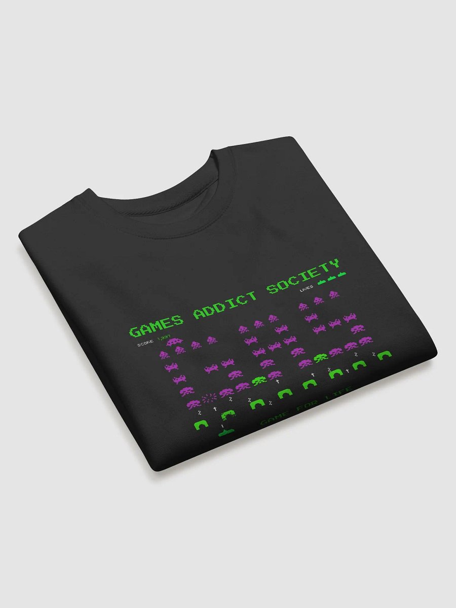 Games Addict Society Sweater with slogon product image (3)