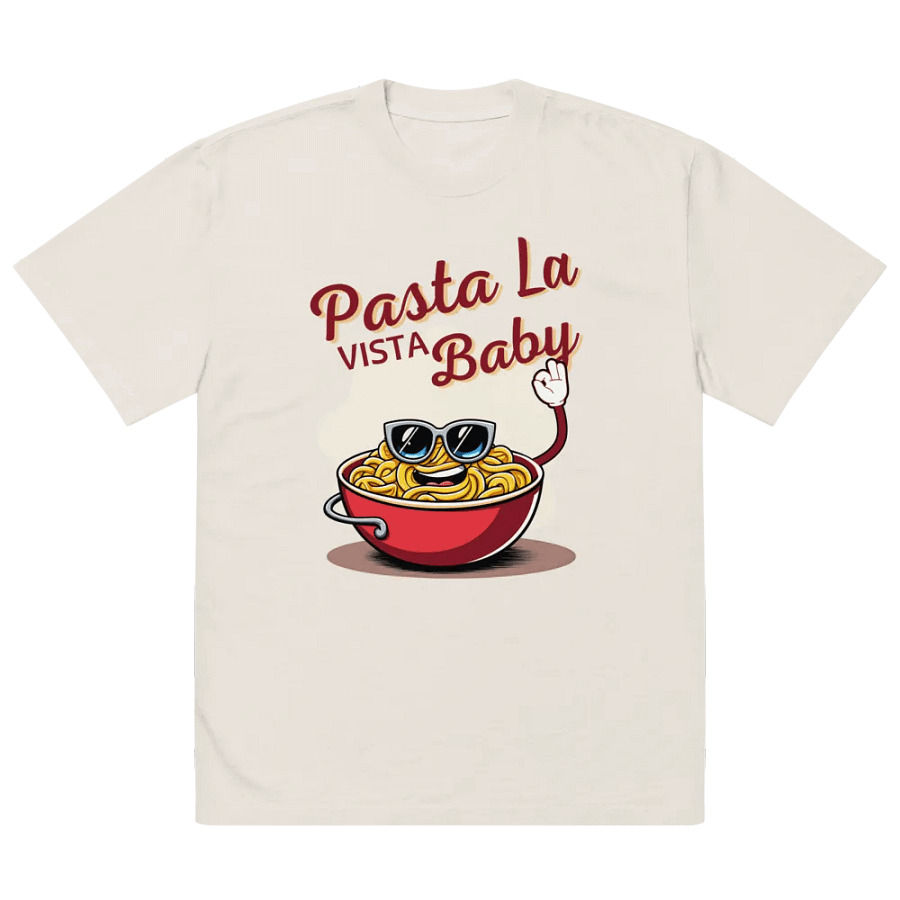 Pasta La Vista Baby Oversized Faded T-Shirt product image (14)