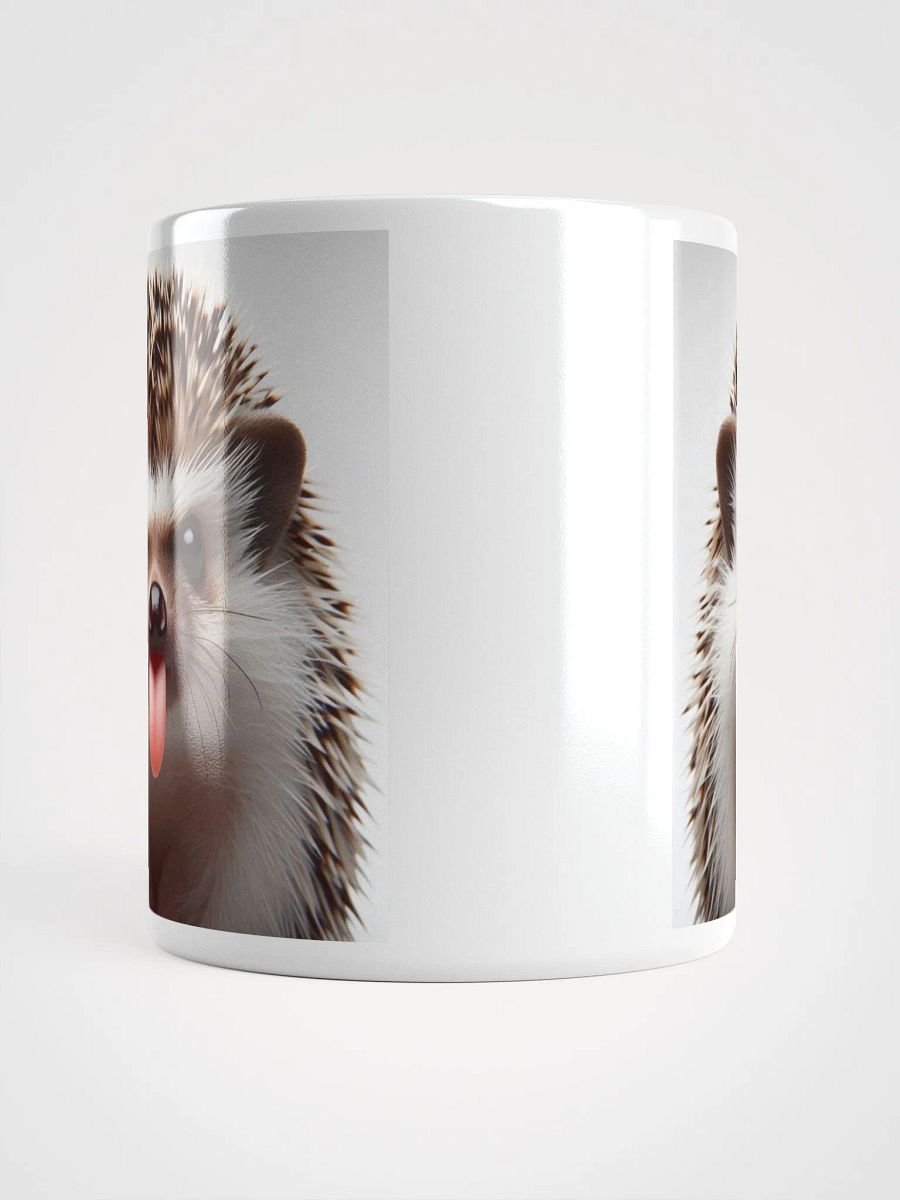 Rude Hedgehog #Humorous Glossy Mug - White product image (5)