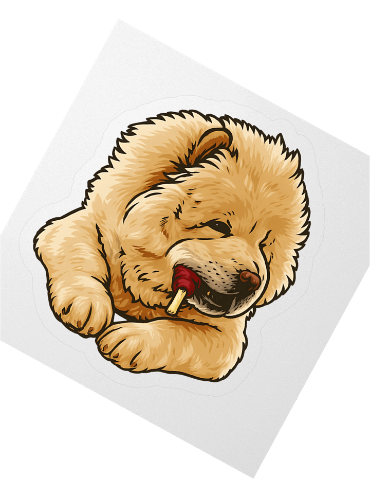 Fluffy Pie Snack Time Sticker product image (5)