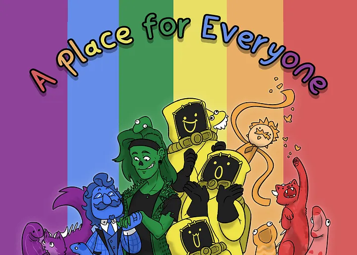 'A Place For Everyone' Pride Poster product image (1)