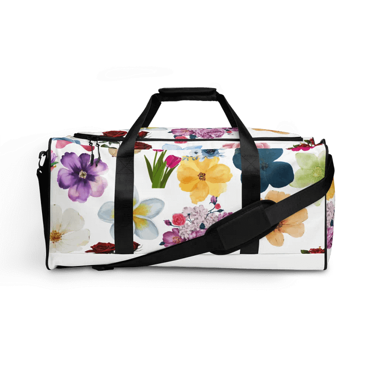 Colorful Flowers Duffle Bag product image (1)