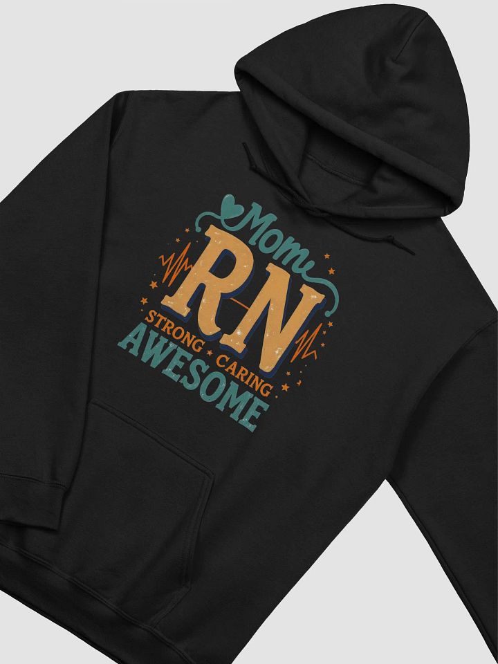 Mom RN Heartbeat Hoodie product image (13)