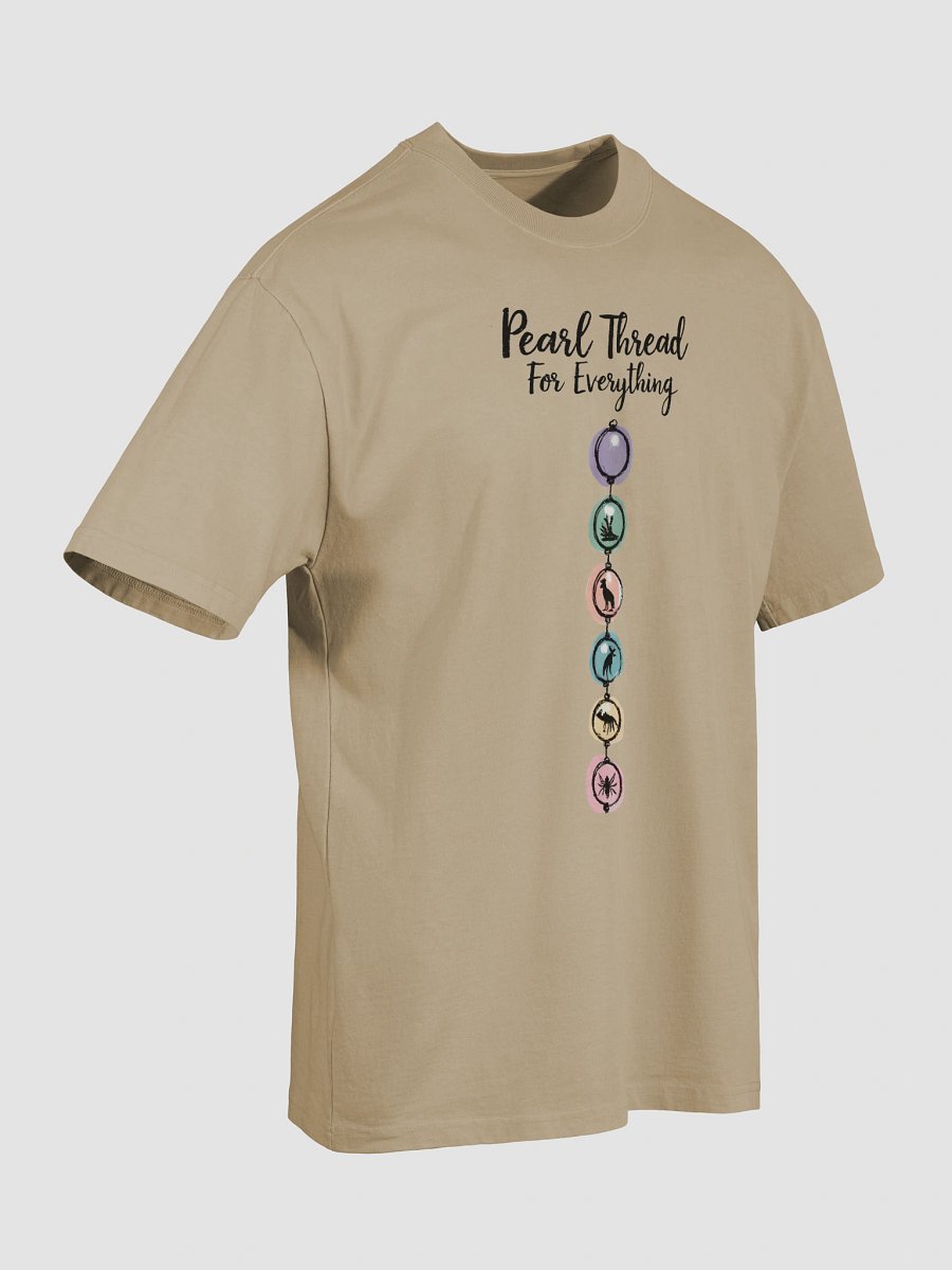 Colorful Bohemian Pearl Thread | Animal-Inspired Oversized Faded T-Shirt product image (25)