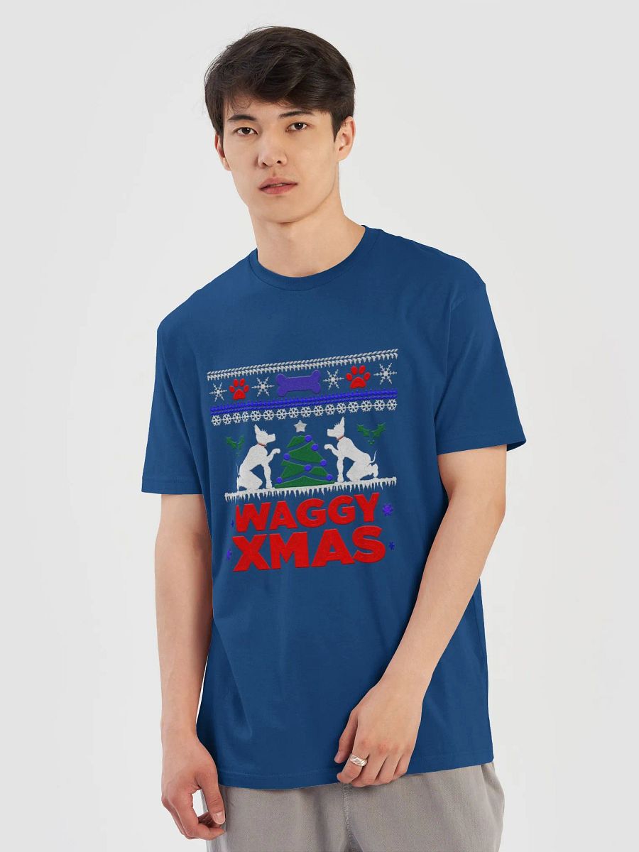 T-Shirt - "WAGGY XMAS" Red Print product image (5)