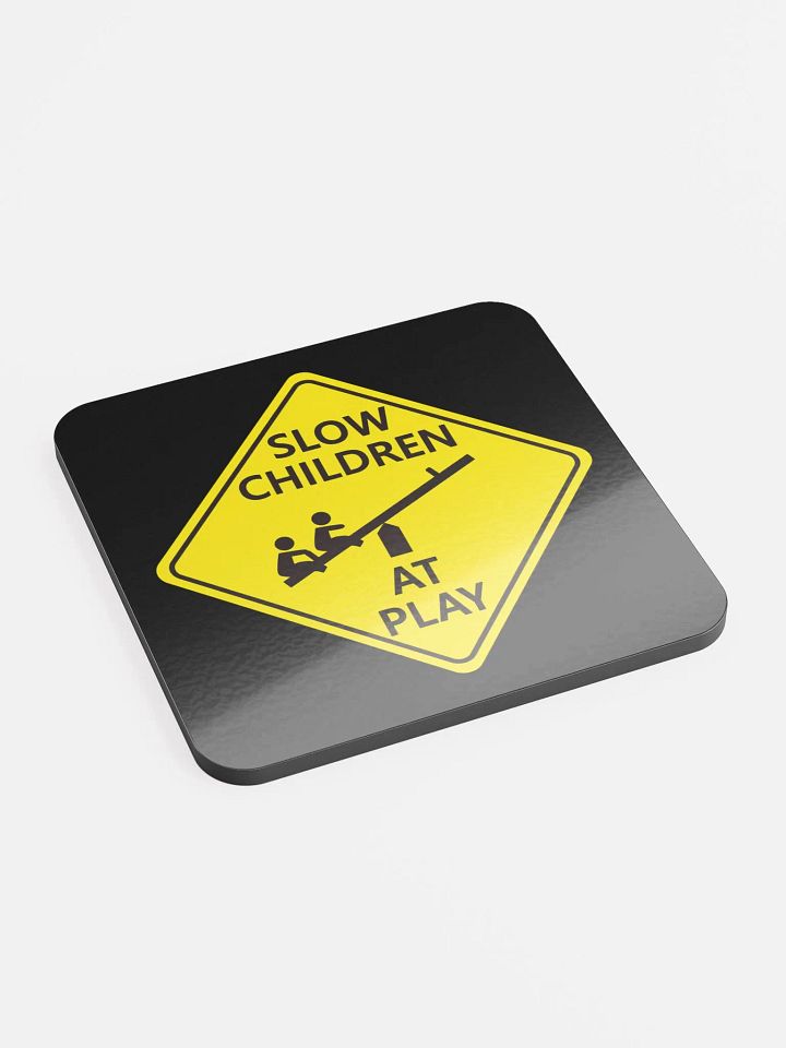 SLOW | Glossed Cork Coaster product image (2)