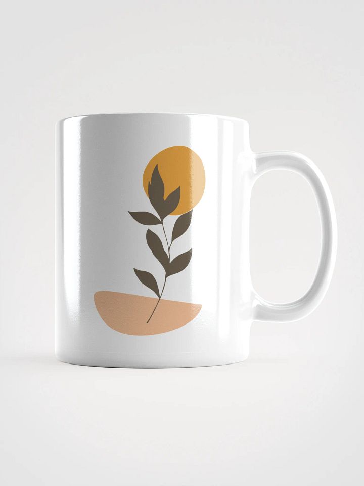 Abstract Sunrise Botanical Mug product image (2)