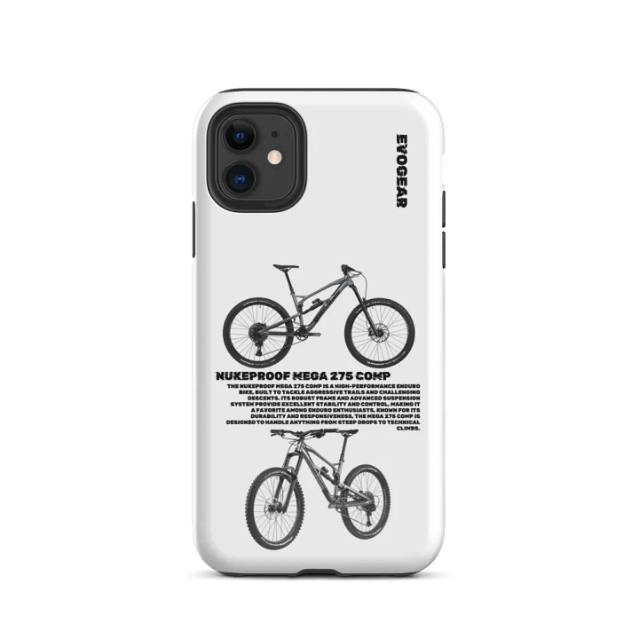 White Mega 275 Comp iPhone Case product image (2)