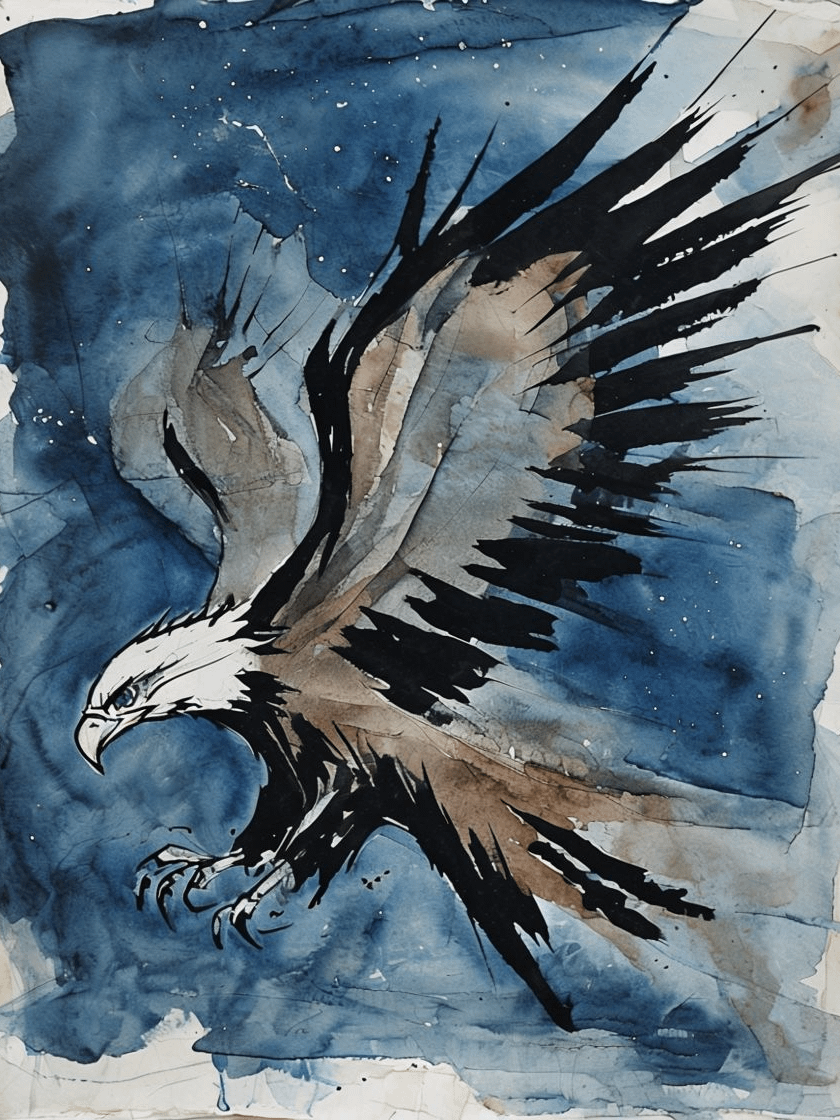 Sky Soarer Eagle Framed Poster product image (1)