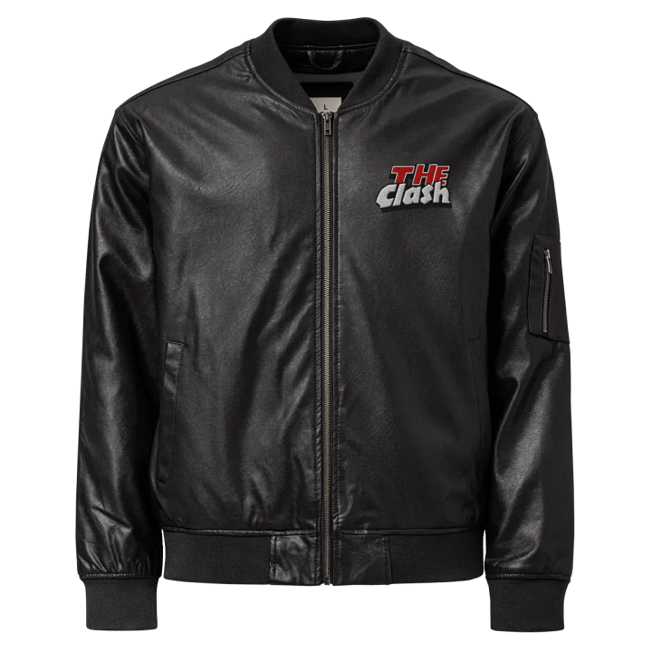The Clash Faux Leather Jacket product image (1)
