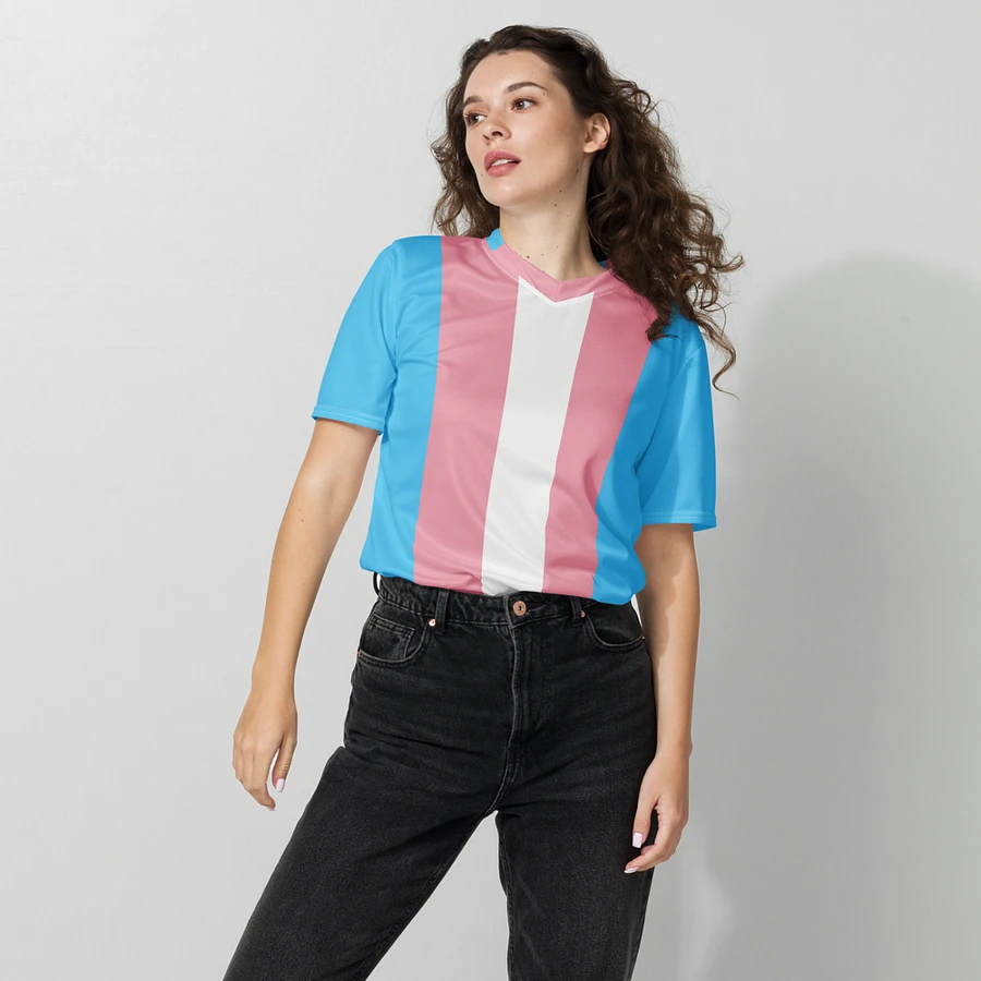 Trans Pride Flag - All-Over Print Jersey product image (13)