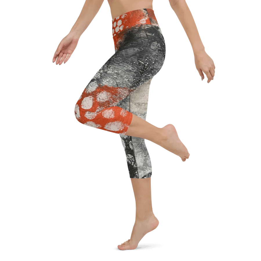 original artwork by b.reters printed on capri leggings product image (11)