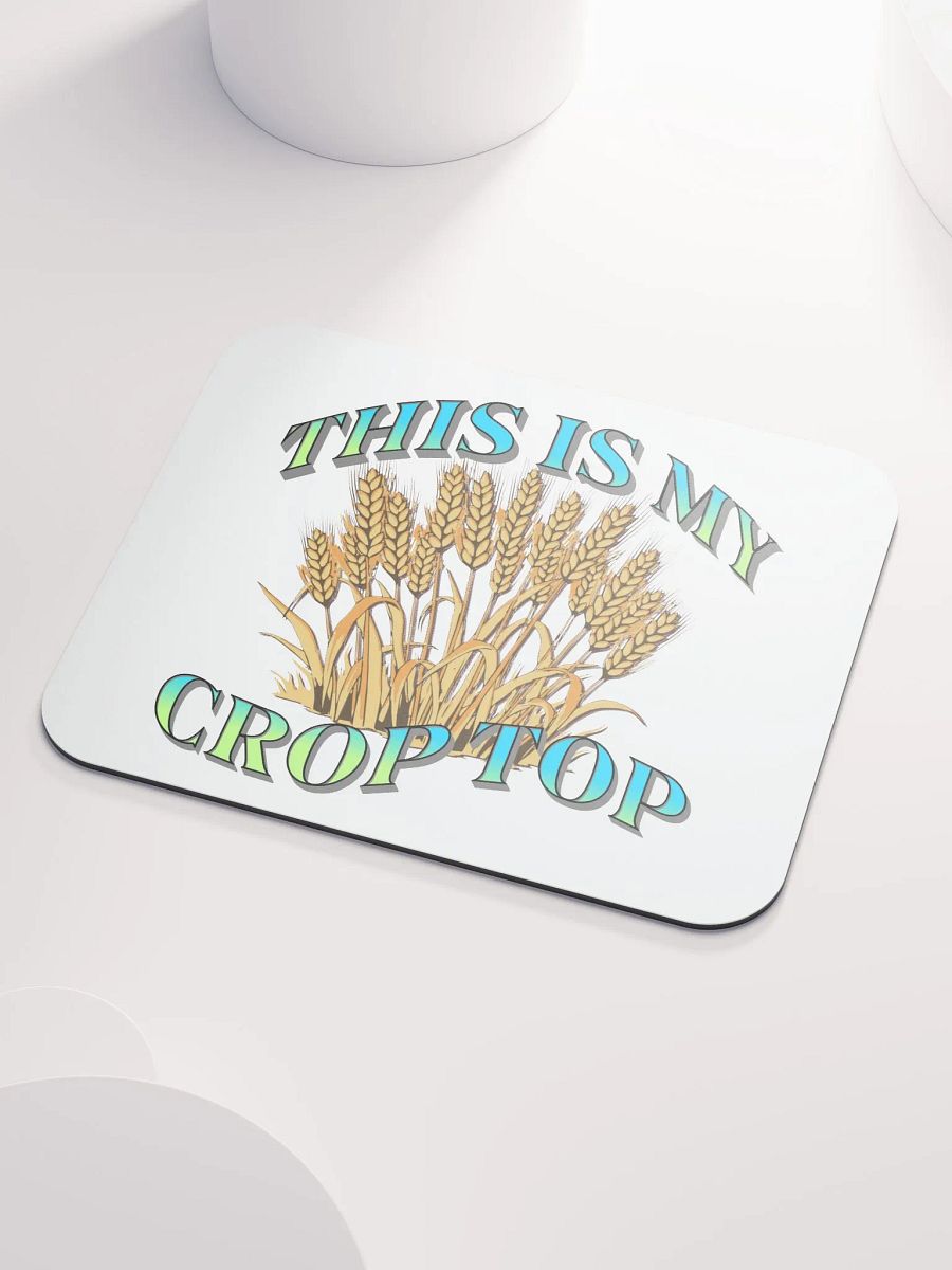 This Is My Crop Top Wheat Fields Mouse Pad product image (3)