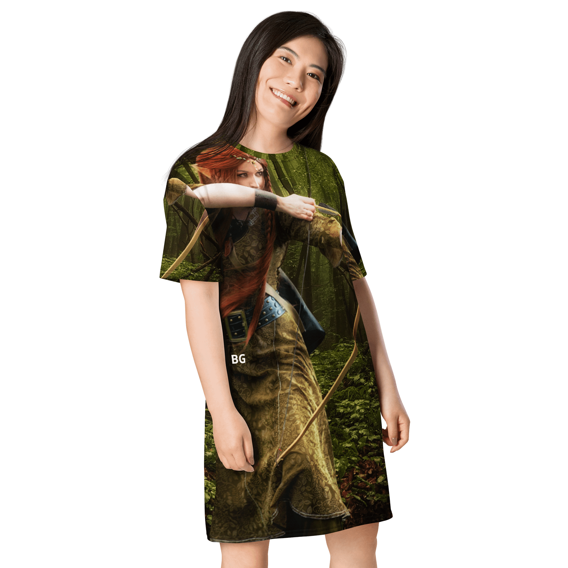 'Elven Stories Rainhill' All-Over T-Shirt Dress product image (4)