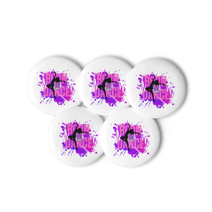 Born to Dance Her Silhouette Vibes Pin Set product image (1)
