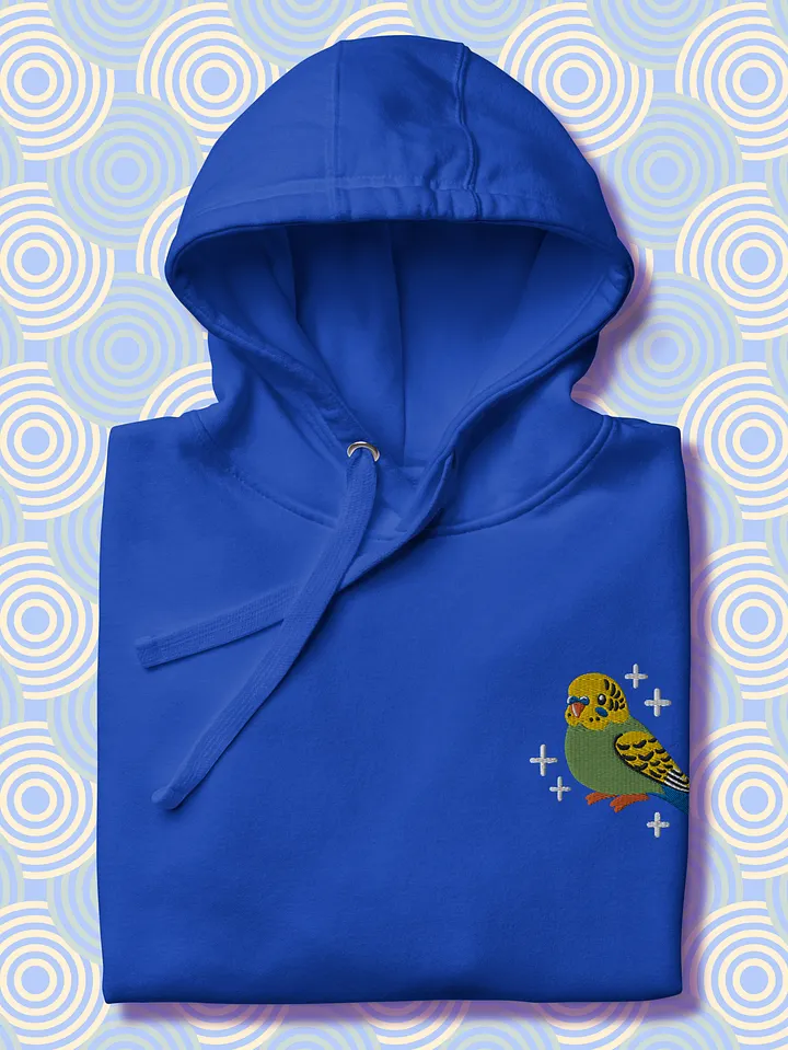 Whimsical Budgie Bliss Hoodie product image (2)