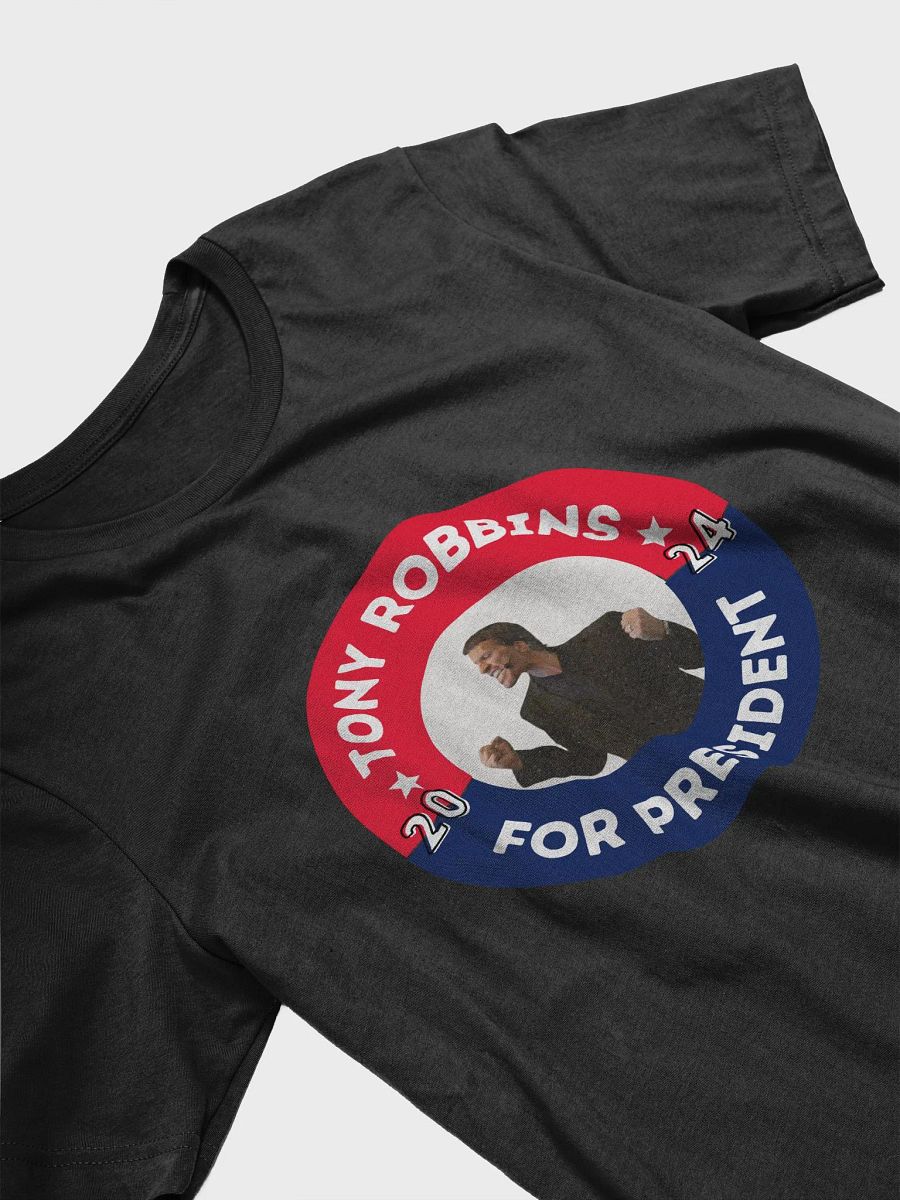Tony Robbins for President 2024 Campaign Button Bella+Canvas Supersoft T-Shirt product image (3)