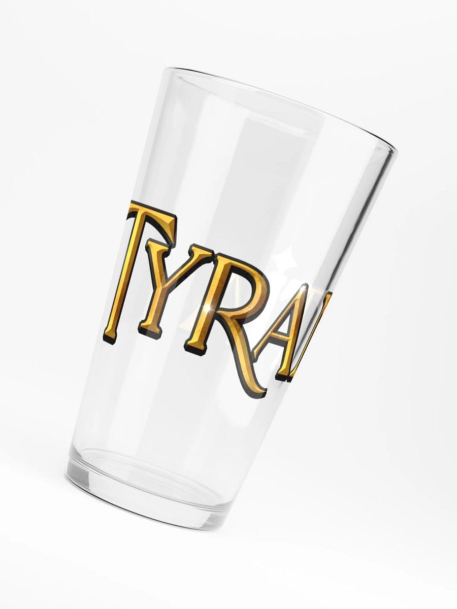 Tyrantia Schriftzug Pint Glas product image (6)