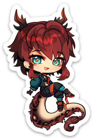 Mochisaii Sticker - Sitting product image (1)