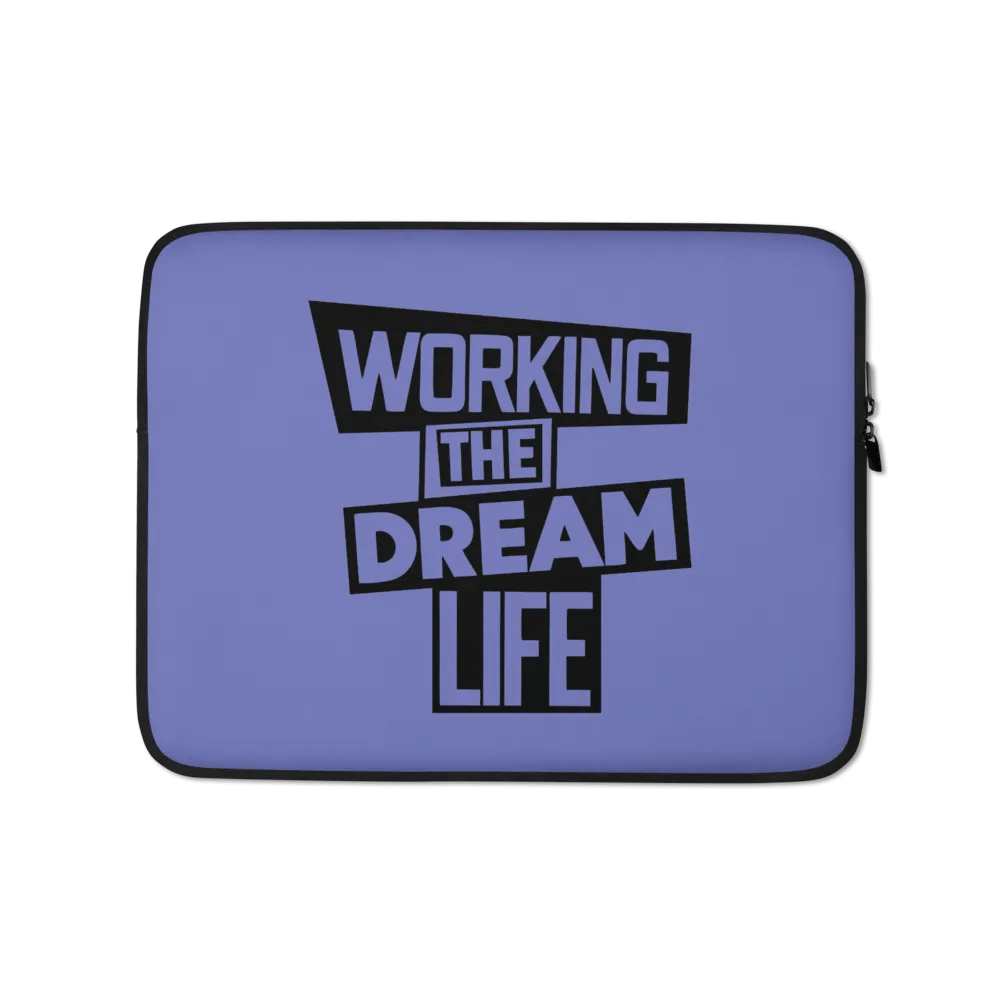 Premium Purple Laptop Sleeve – Working The Dream Life | Sleek, Protective & Leadership-Ready (13” & 15”) product image (7)