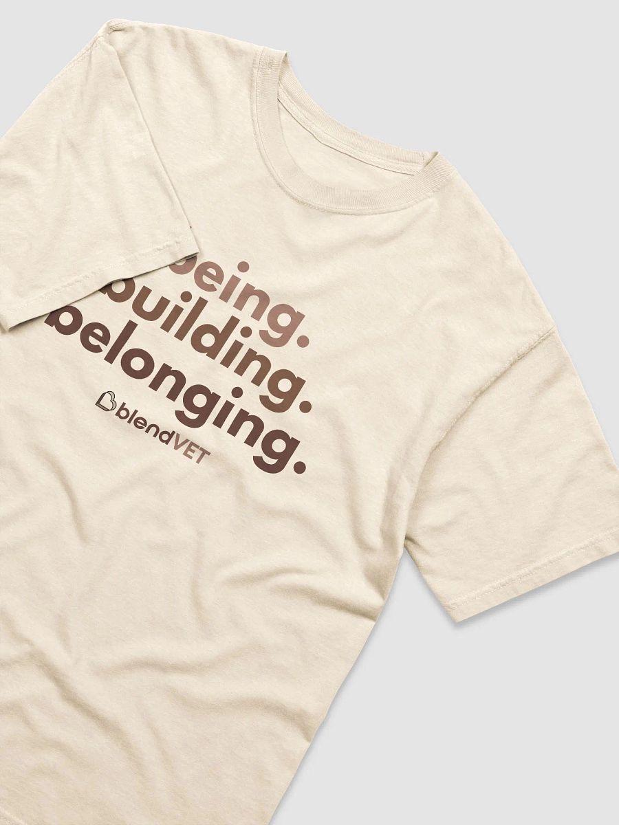Being. Building. Belonging. Unisex Tee product image (4)