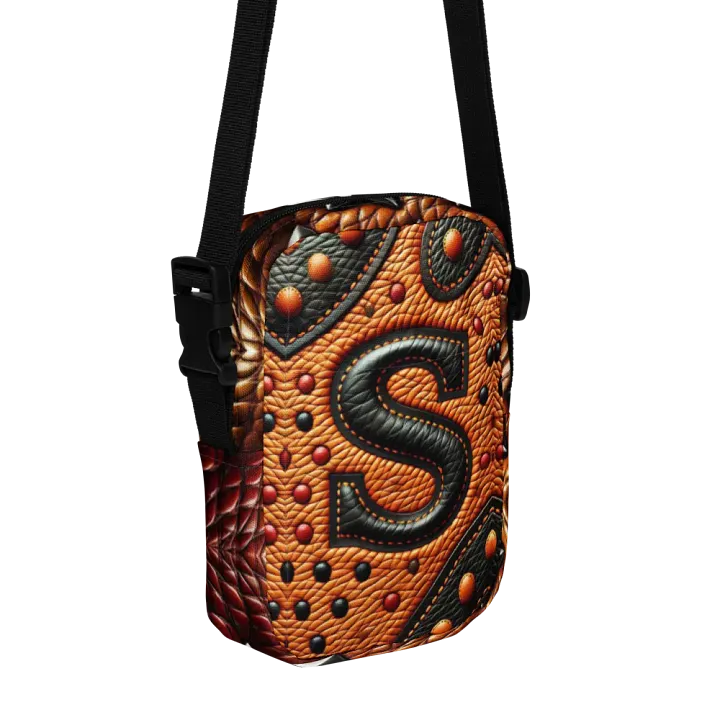 Buhay Tuklas Embossed Orange Utility Crossbody Bag product image (1)