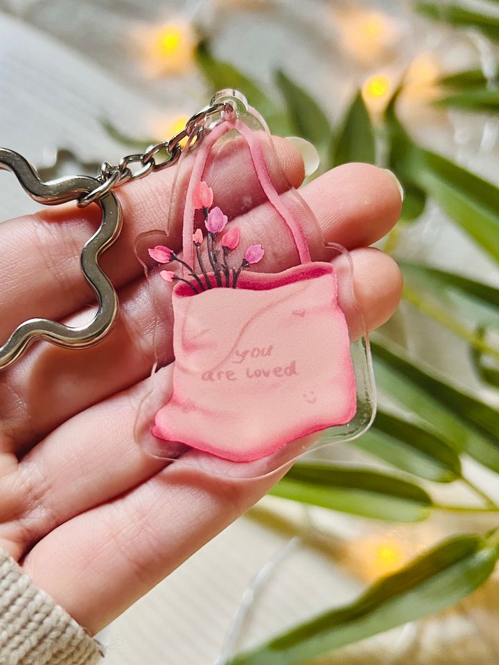 You Are Loved Acrylic Keyring product image (1)