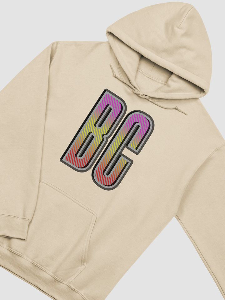 BC British Colombia Block Letters Vibrant Stripes Hoodie product image (20)