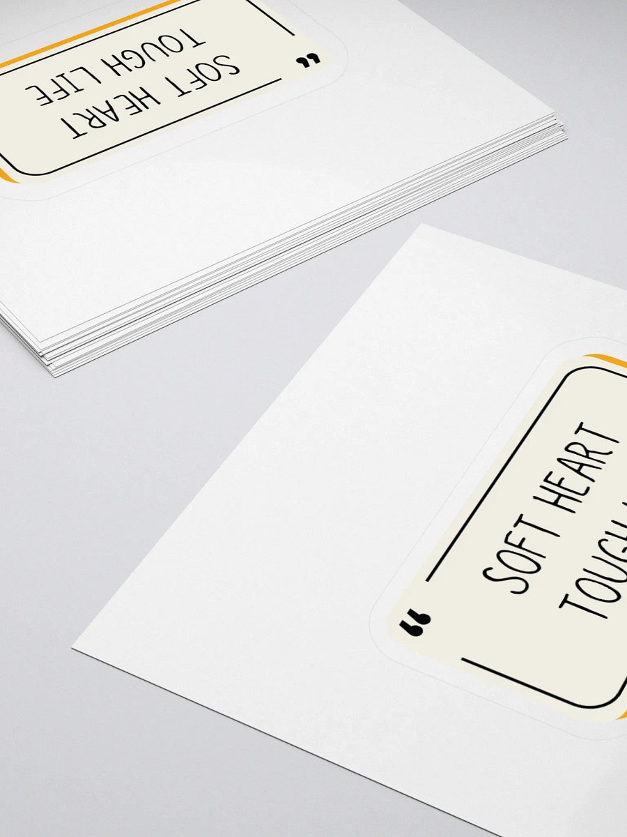 Soft Heart Tough Life - Sticker product image (4)