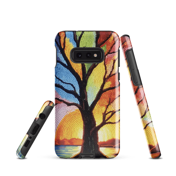 Sunlit Stained Glass Tree Tough Case product image (2)