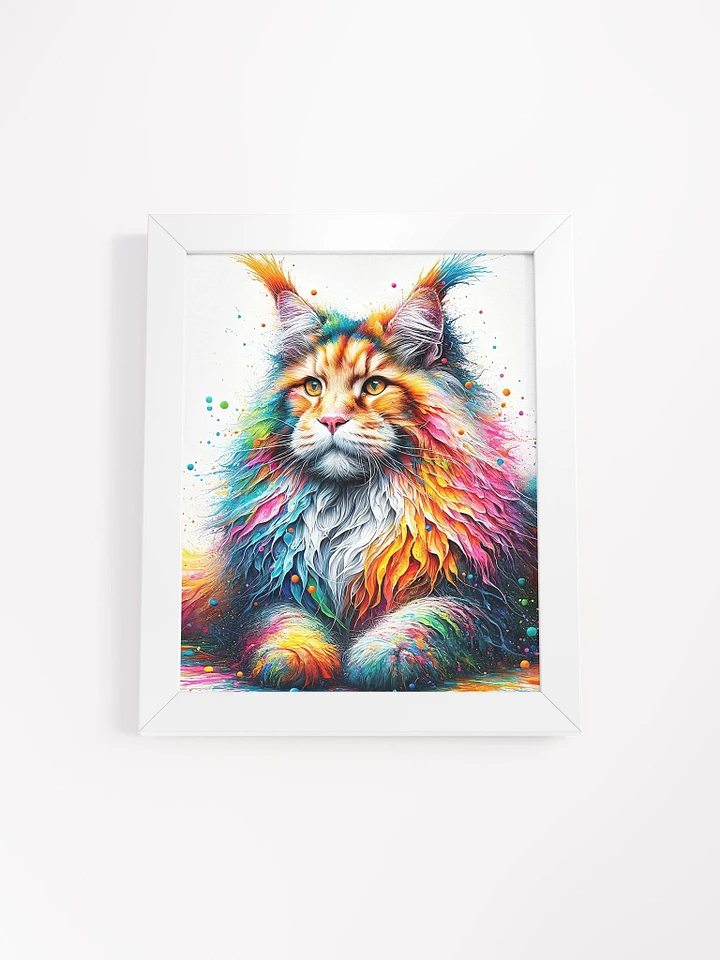 Framed High-Quality Matte Poster (in): Maine Coon 2 product image (49)