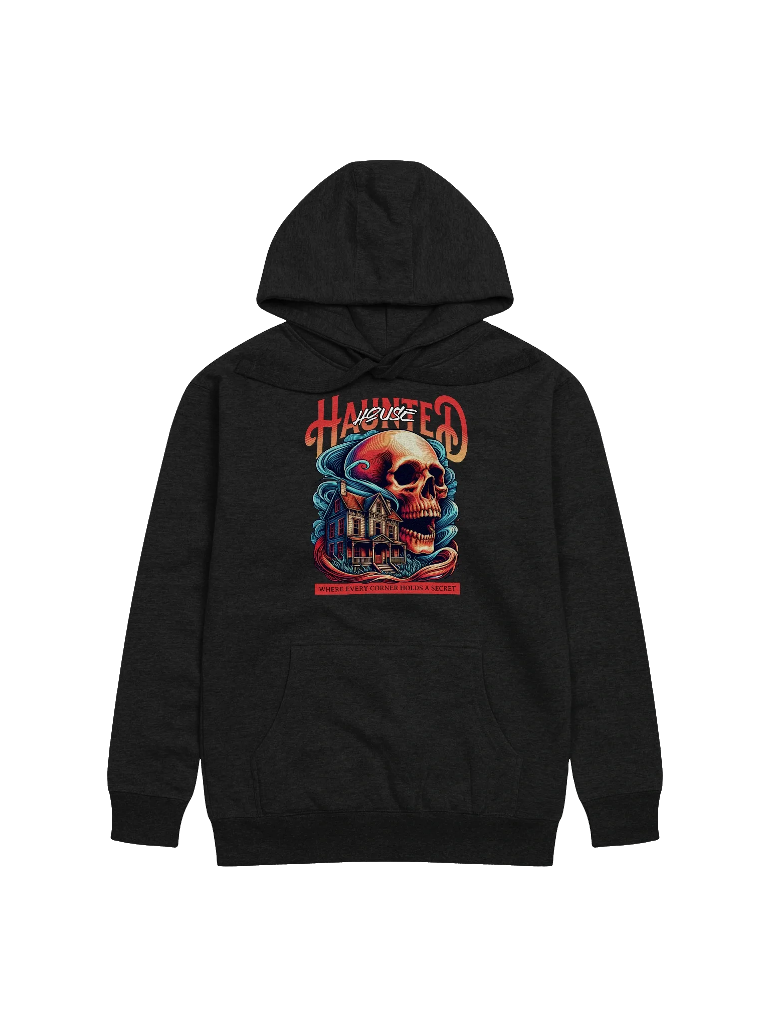 Stylish and Spooky: The Haunted House Hoodie for Casual Wear product image (5)