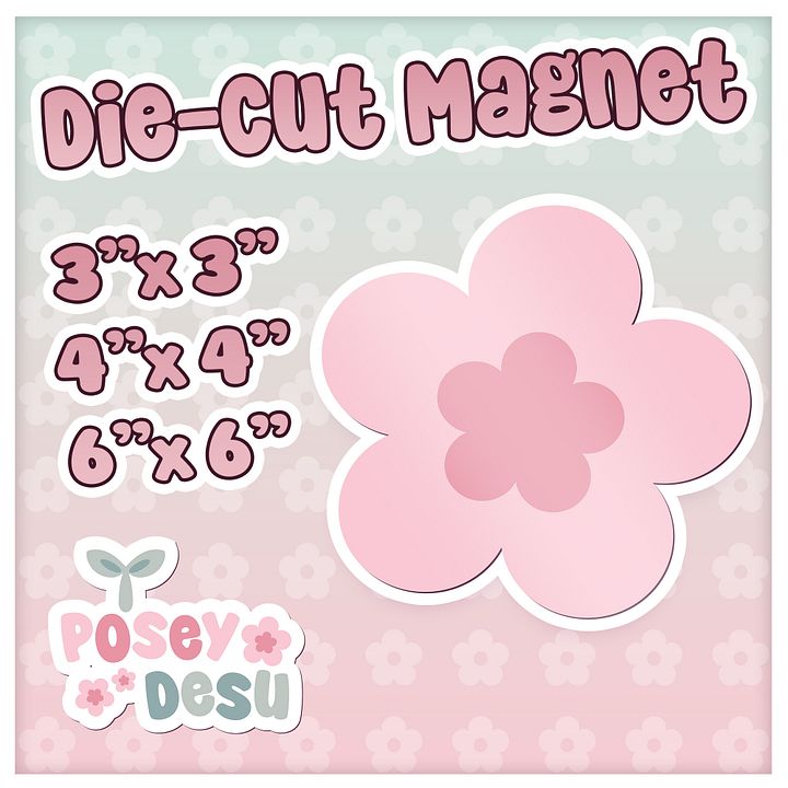 Flower Die-Cut Magnet product image (1)