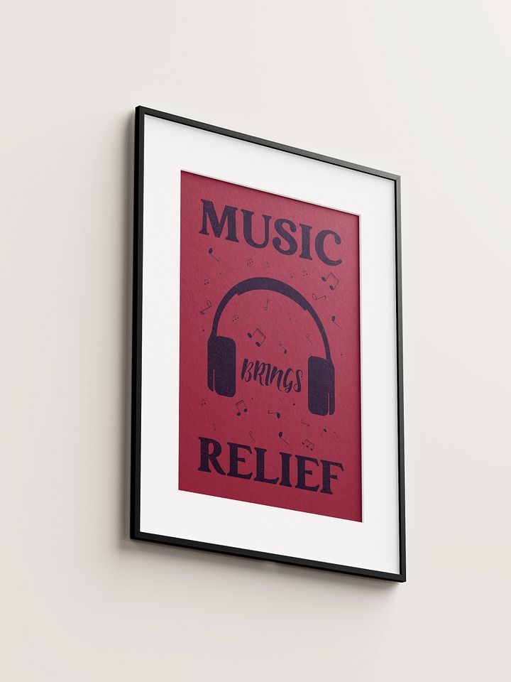 Music brings relief product image (1)