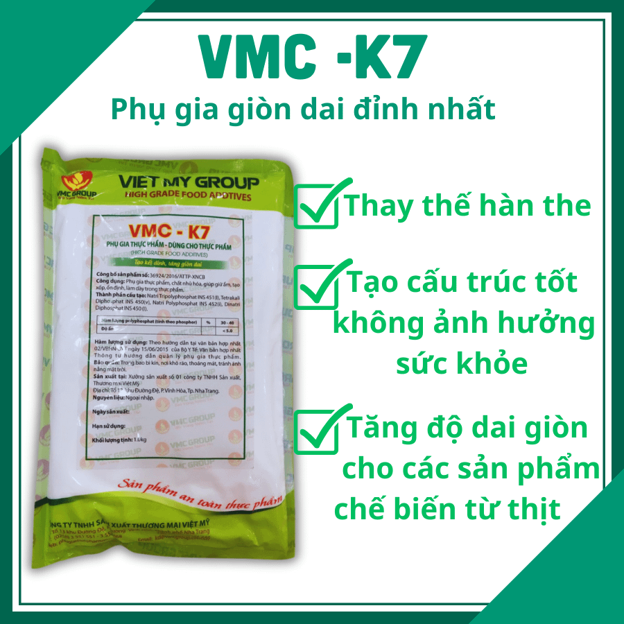 VMC K7 - Phụ gia Tạo giòn dai tốt bán chạy nhất product image (1)