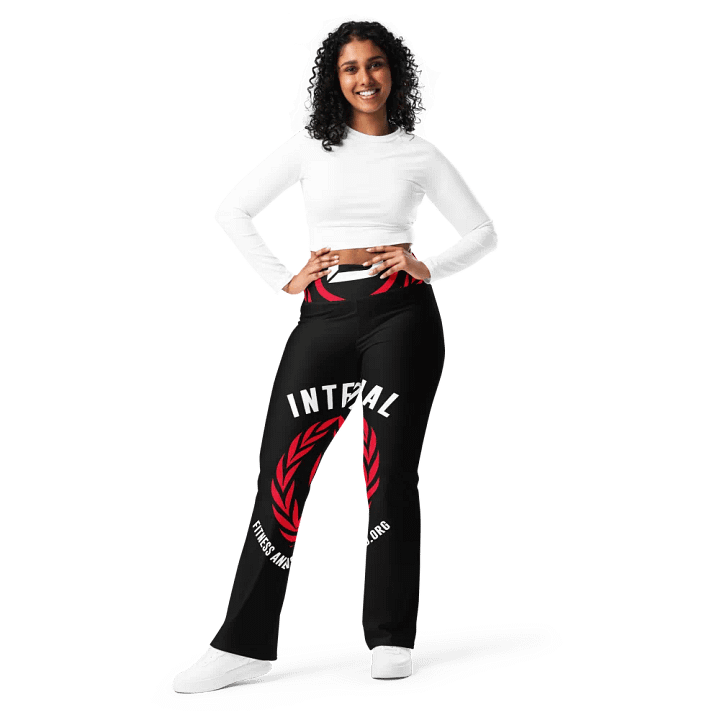 IFBNewsfeed.Org's All-Over Print Flare Leggings product image (2)