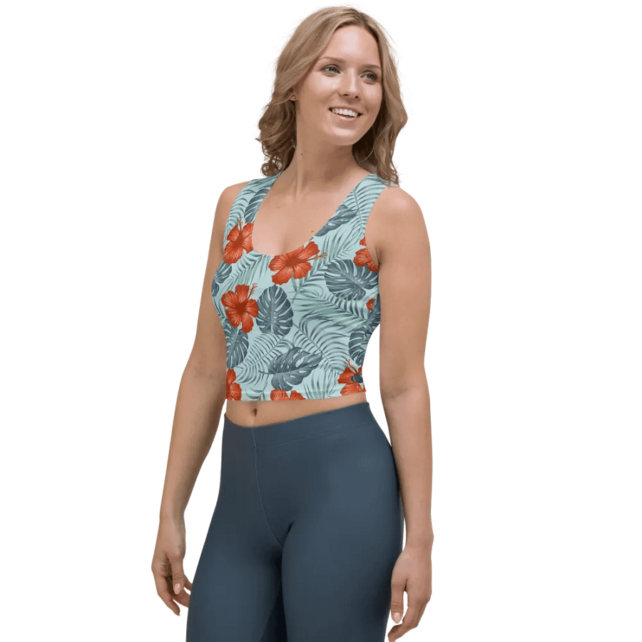 Palm Paradise | Crop Top T-Shirt product image (3)