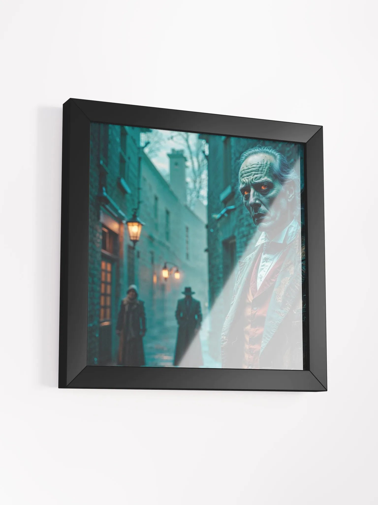 The Watcher in the Alley Framed Print product image (31)