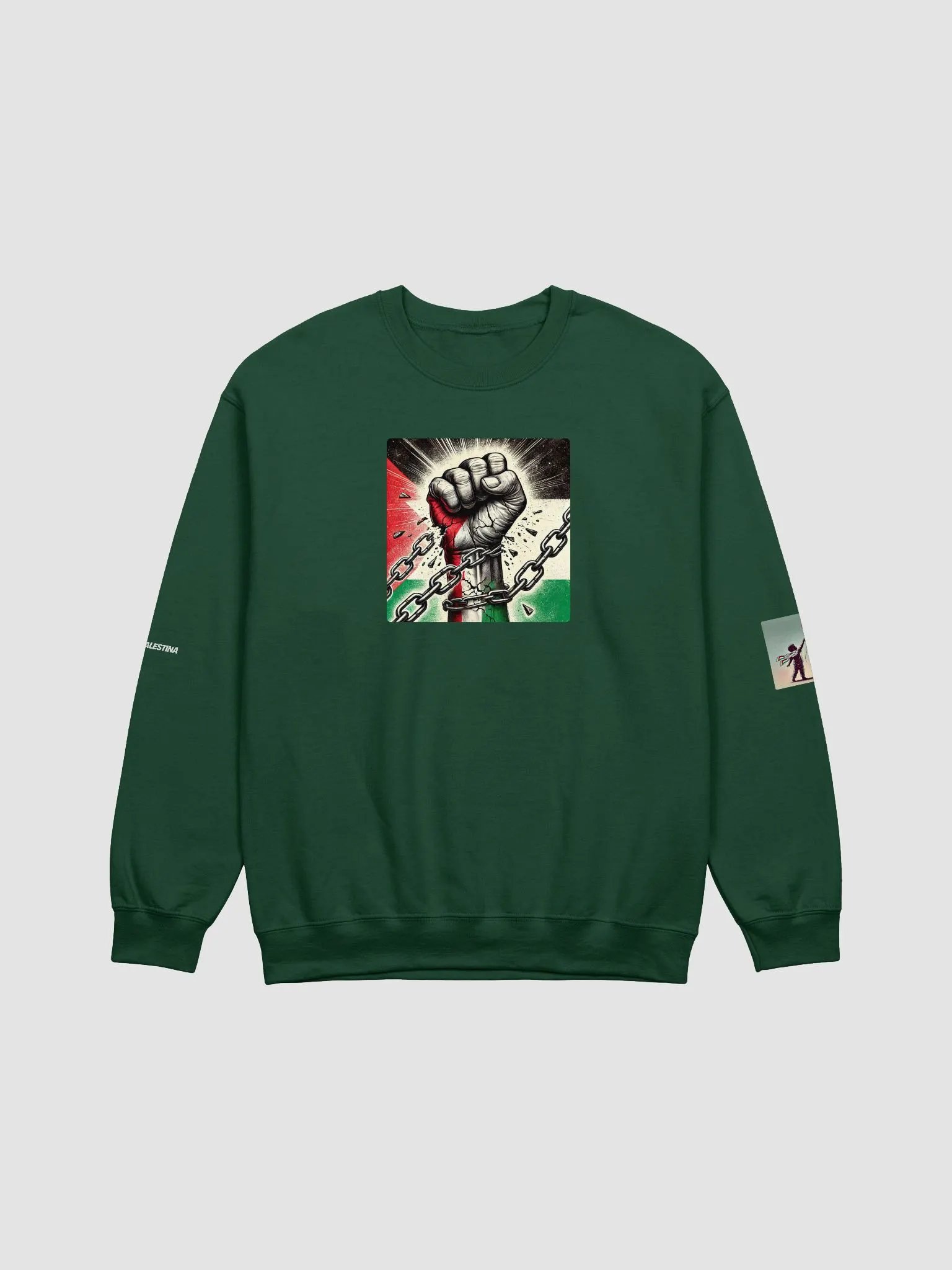 Gildan Classic Crewneck Sweatshirt | AI Design FREE PALESTINA product image (1)