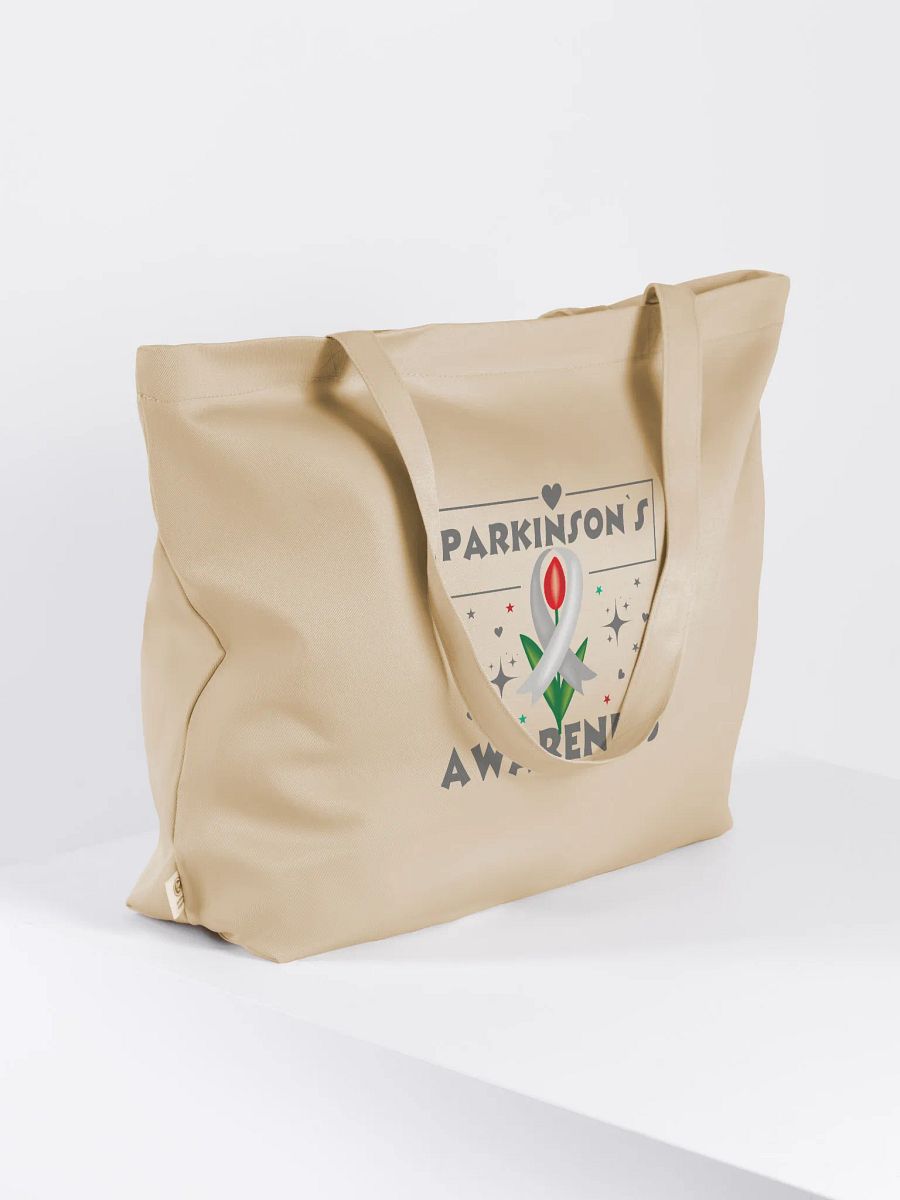Parkinson's Awareness Organic Tote Bag product image (3)