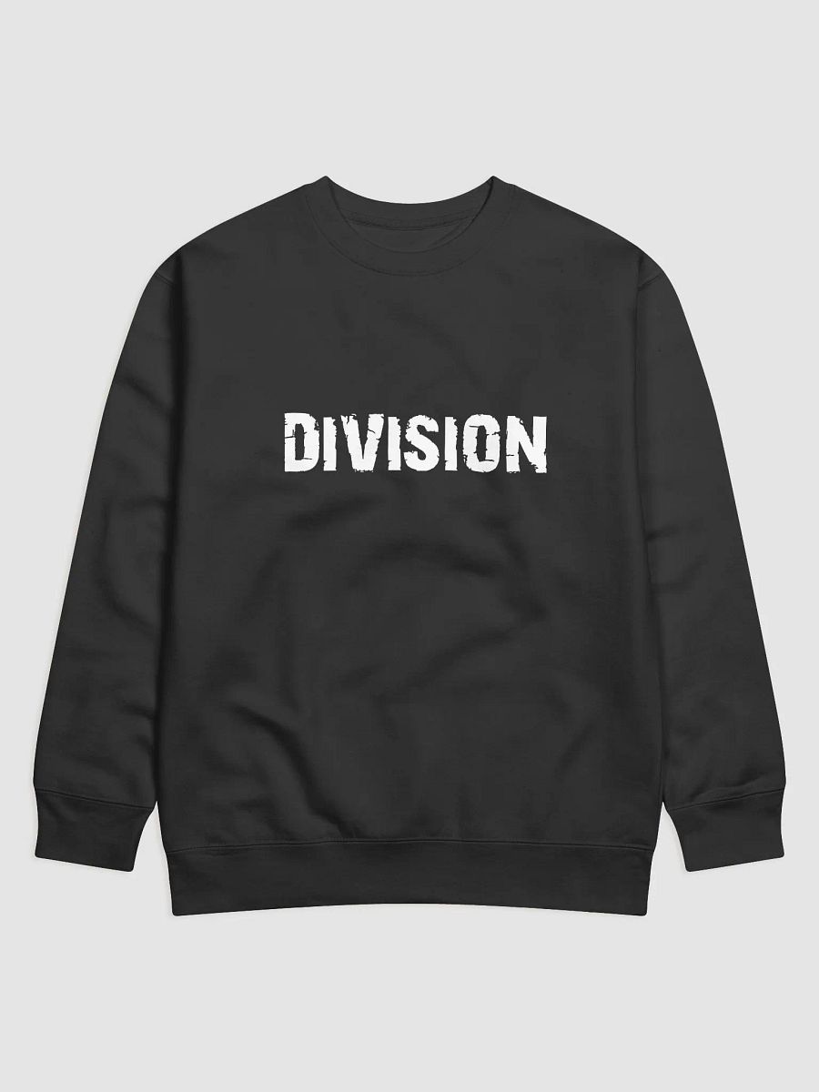 Black Crew-Neck Division Hoodie product image (1)