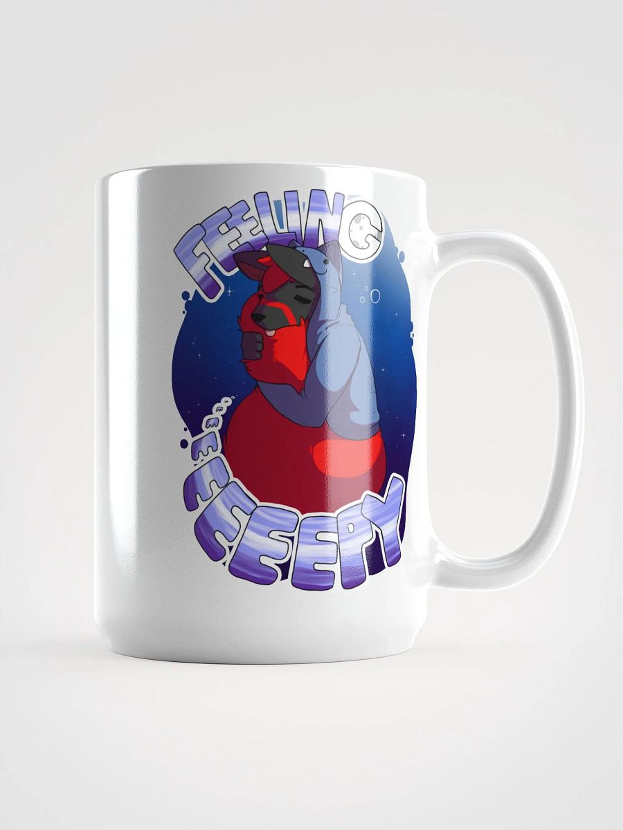 Feeling Eeeeeeeeepy White Glossy Mug product image (1)